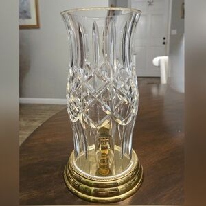 Waterford Crystal Vase with Gold Base